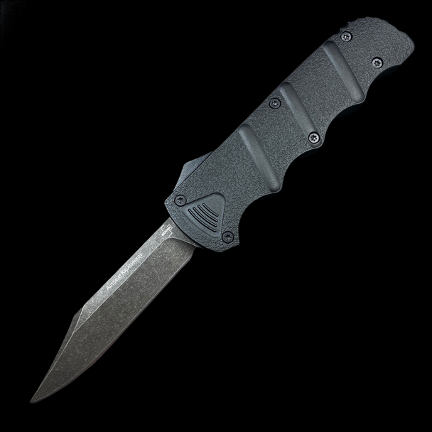 Boker Kalashnikov Bowie D/A OTF Automatic Knife (3.5" Black SW D2)