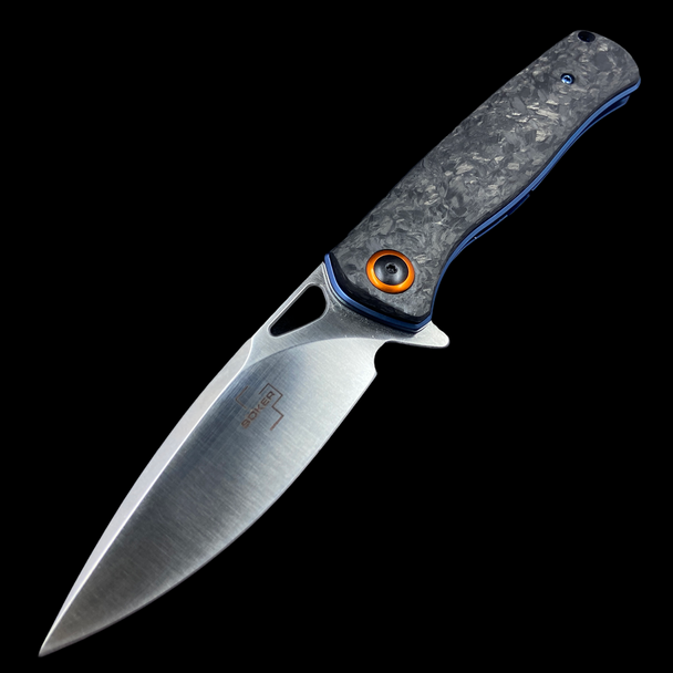 Boker Plus Nebula Liner Lock Knife Wild Carbon Fiber (3.6" Satin)
