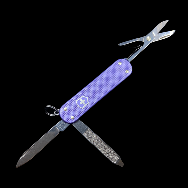Victorinox L.E. 2021 Classic SD Swiss Army Knife Electric Lavender Alox