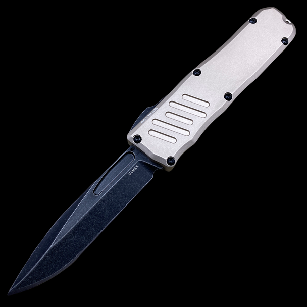 Guardian Tactical RECON-035 OTF Desert Tan Black Drop Point Blade