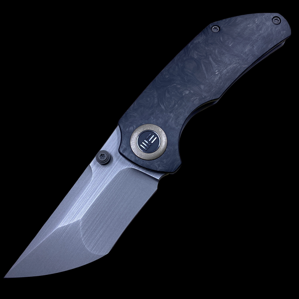 WE Knife Co. Matt Christensen Thug Frame Lock Knife Carbon Fiber (2.6" Acidwashed + Sanded)