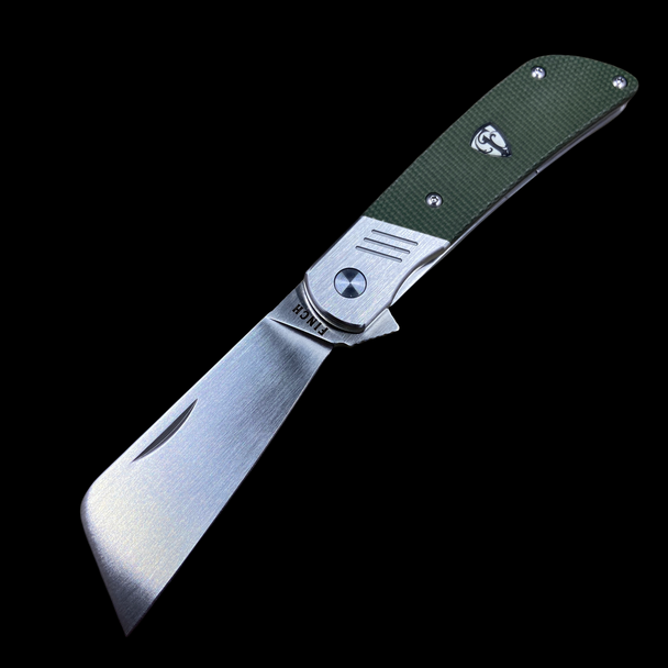 Finch Knife Co Harvester Avocado Green Micarta 154CM Blade (2.85 Satin)