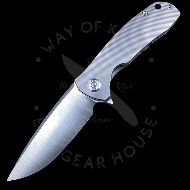 Maxace Balance 2021 Frame Lock Knife Titanium (3.7" Satin M390) MBL-101