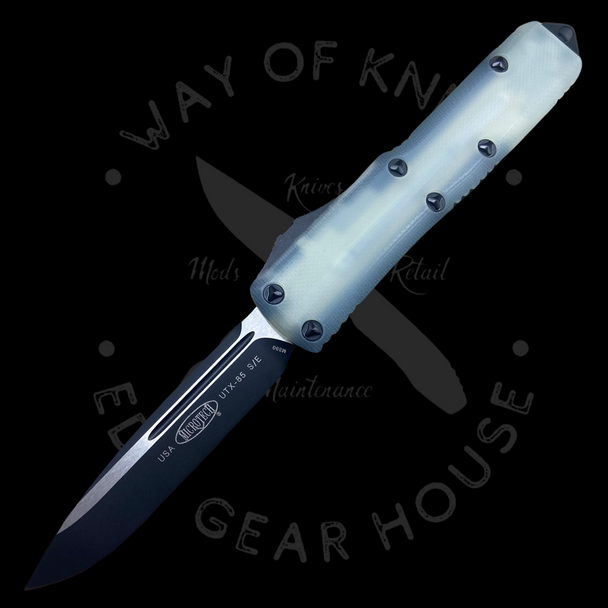 Microtech UTX-85 S/E Signature Series Jade G-10 Top 231-1GTJGS
