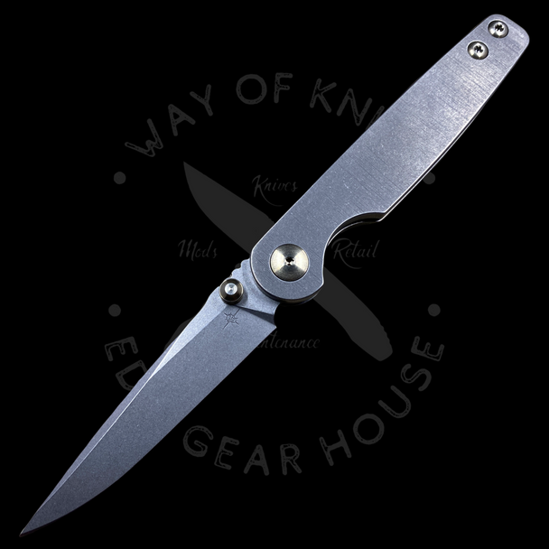 Toor Knives Suitor Titanium Frame Lock  CPM-154 (3.25in Stonewashed)