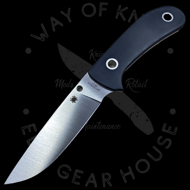 *Pre Owned* Spyderco Junction Fixed Blade Black G10 (3.50in Satin) Psf27