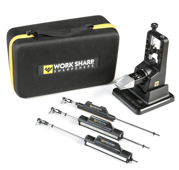Worksharp Precision Adjust Knife Sharpener Elite Tri Stone System
