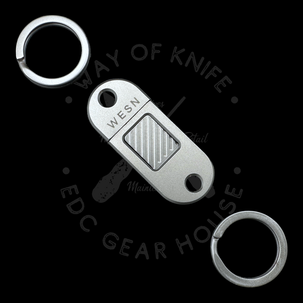 WESN Goods The QR Titanium Keychain