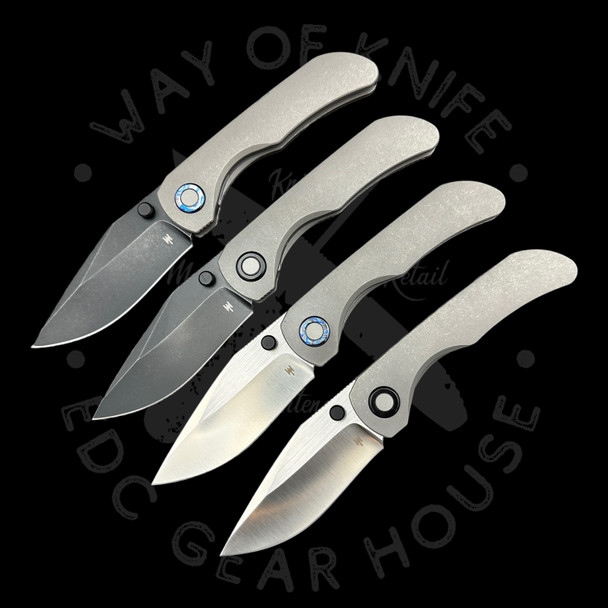 Wehr Knives Wolf-P Titanium Folding Knife (3.0in M390)