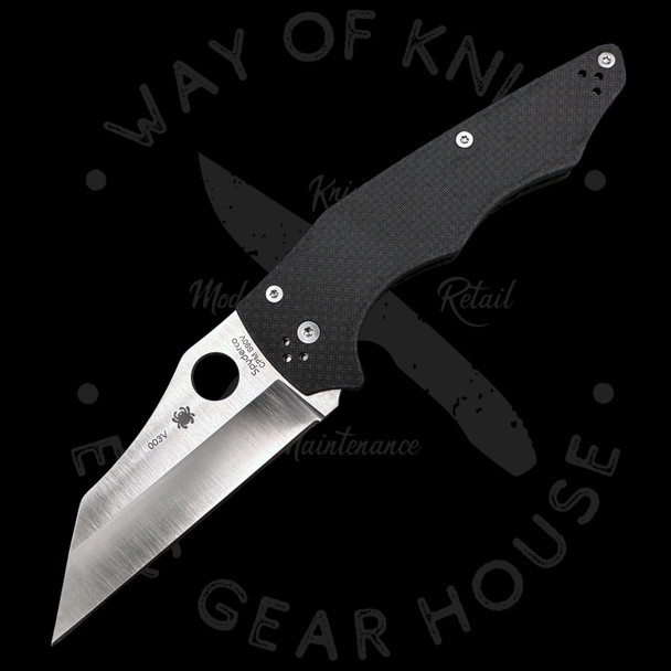 *Pre Owned* 003 Spyderco YoJumbo Carbon Fiber CPM S90V Sprint Run (3.98" Satin) C253CFP