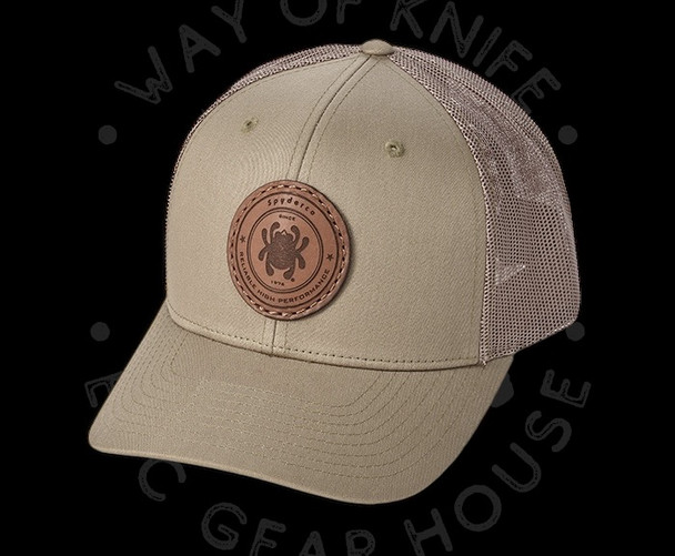 *Pre Owned* Spyderco Trucker Hat Loden Green/Loden Green Spyderco Patch