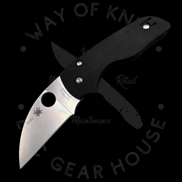 *Pre Owned* 003 Spyderco Lil' Native Wharncliffe Black G-10 S30V (2.47" Satin) C230GPWC