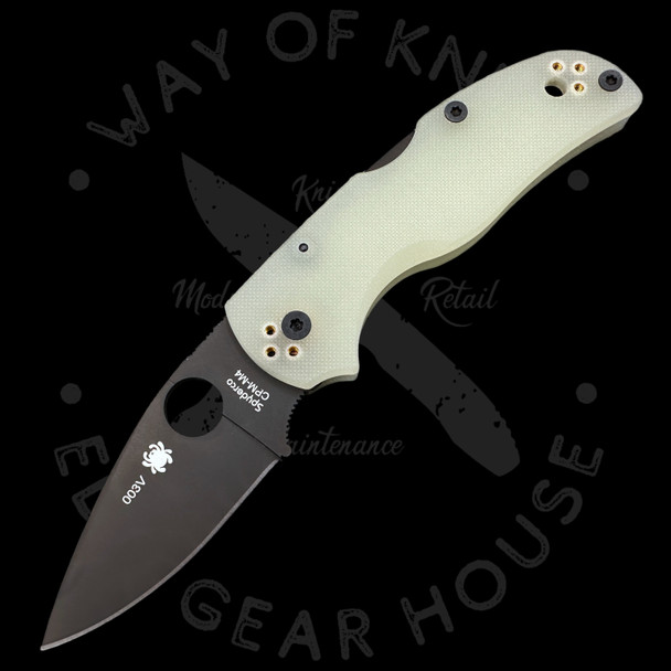 *Pre Owned* 003 Spyderco Native 5 Natural G-10 CPM M4 (2.95" DLC) C41GM4PBK5