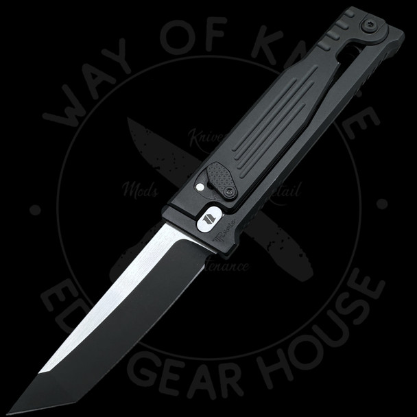 *Pre Owned* Reate EXO-M Drop Point Gravity Knife Black Aluminum (3.2" Black PVD Nitro-V)