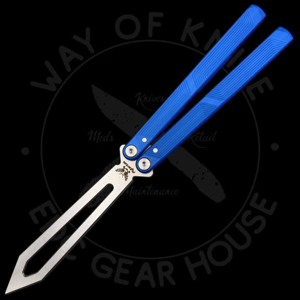 Flytanium Zenith 2.0 Stonewashed Balisong Trainer – Static Blue
