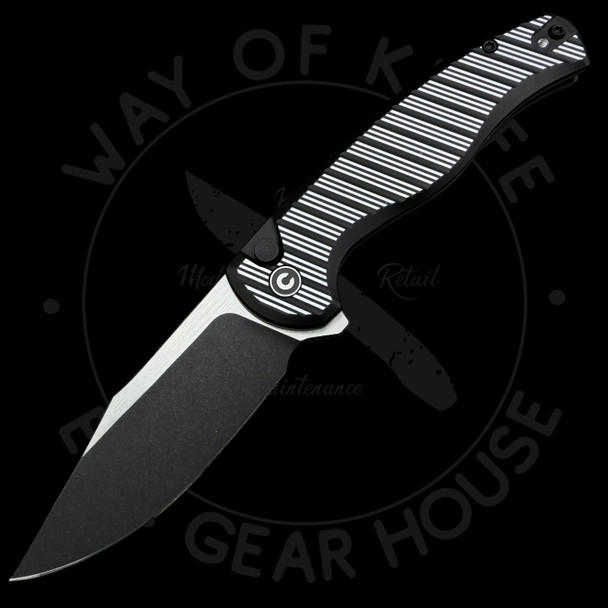 *Pre Owned* CIVIVI Stormhowl Flipper & Button Lock Knife Aluminum Handle (3.3" Nitro-V Blade) 