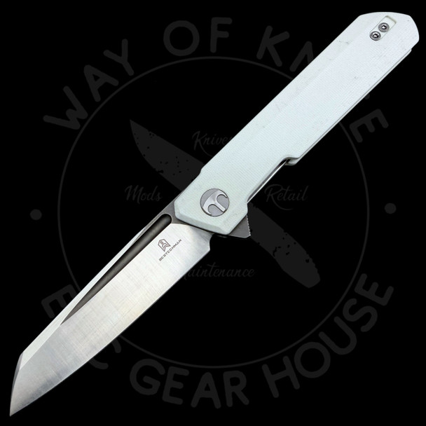 *Pre Owned* Bestechman Dundee Liner Lock Knife White G-10 (3.3" Two Tone)