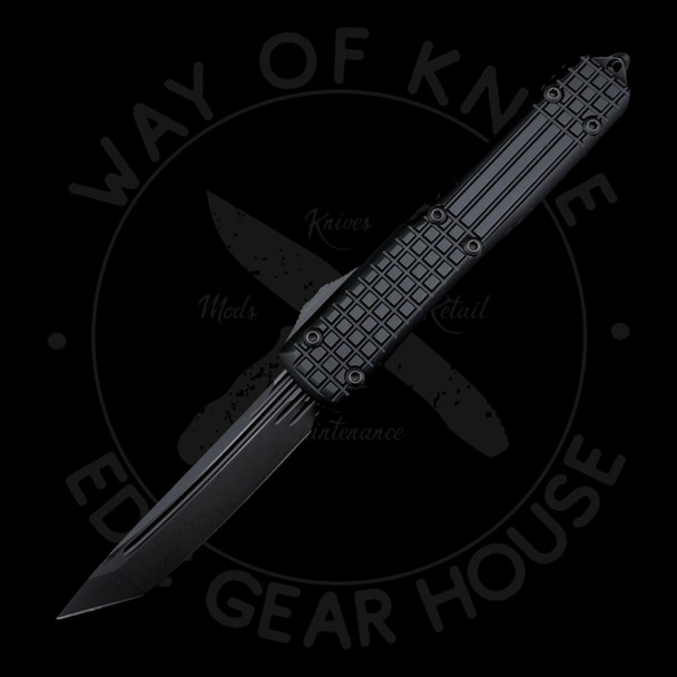*Pre Owned* Microtech Ultratech Delta Tanto Frag Shadow Fluted DLC Nickel Boron (3.4" DLC)