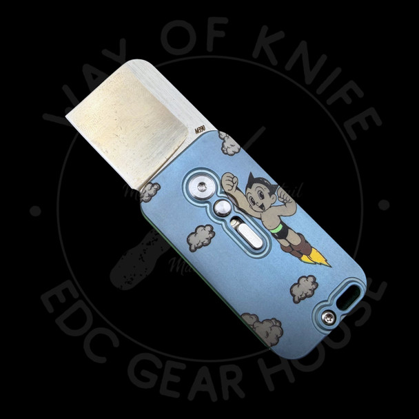 *Pre Owned* D-Rocket Design Squarehead Automatic Astro Boy Design M390 (1.95" Satin)