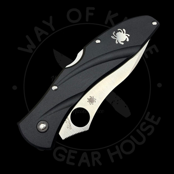 *Pre Owned* Spyderco Centofante 3 Black FRN VG-10 (3.125" Satin)