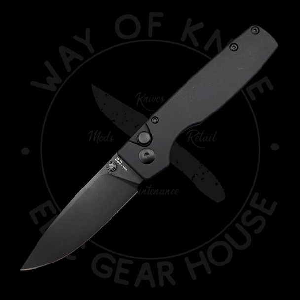 *Pre Owned* Kizer Mojave Original-Black Aluminum Button Lock 154CM (3.27" Black)