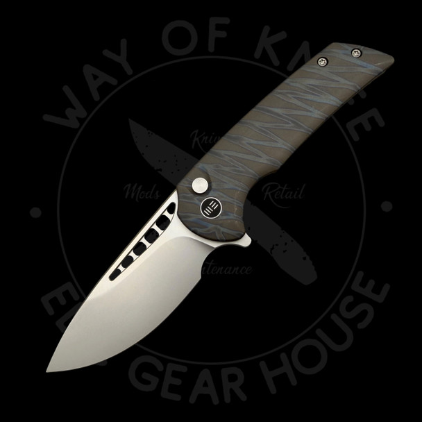 *Pre Owned* WE Knives Mini Malice Flamed Titanium Framelock 20CV (2.98" Bead Blast)