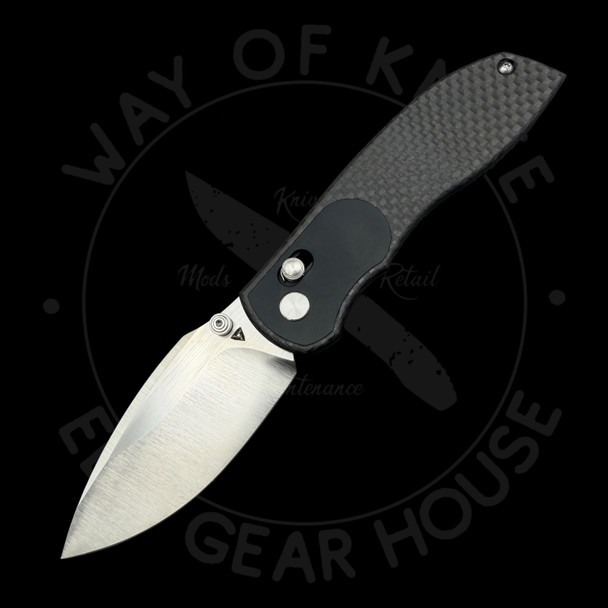 *Pre Owned* TuyaKnife Big Belly Slide Lock Carbon Fiber M390 (3.5" Satin)