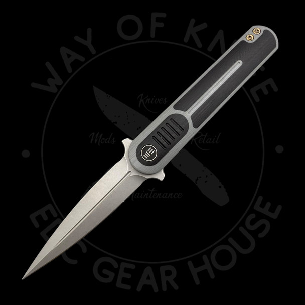 *Pre Owned* WE Knives Angst Flipper Gray G-10 S35VN (3.06" Satin) 
