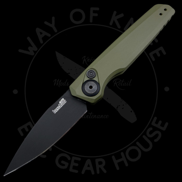 Kershaw Launch 18 Olive Green Aluminum Auto 154CM (2.79" Black)