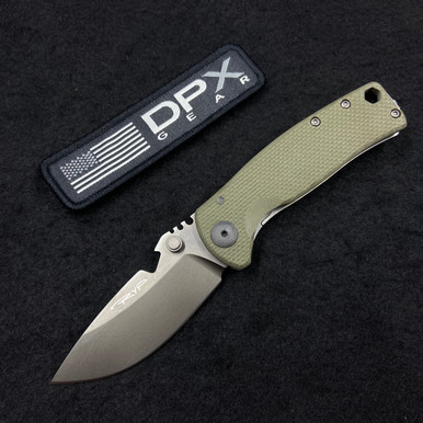 DPx Gear HEST/F Urban Frame Lock Knife OD Green Titanium (2.9