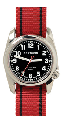 Bertucci A-2T High Polished Titanium Mens Field Watch 12129 - Way 