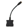 RJ45-splitter 1xRJ45 male15cm cable2xRJ45 female (back)