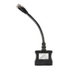 RJ45-splitter 1xRJ45 male15cm cable2xRJ45 female (front)