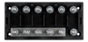 Fuse holder 6-way for MEGA-fuse (front-angle)