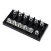 Fuse holder 6-way for MEGA-fuse (left)