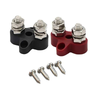 Dual Terminal Stud M8-linked set (1 red/1 black)