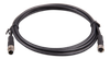 M8 circular connector MaleFemale 3 pole cable 2m (front)