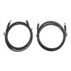 M8 circular connector MaleFemale 3 pole cable 2m (both cables)