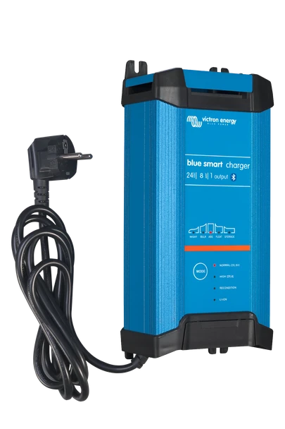 Blue Smart IP22 Charger 24V 8A (1) 230V (left-cable)