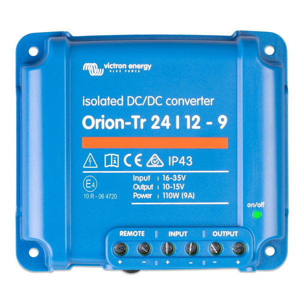 Orion-Tr 24 12-9A (110W) Isolated DC-DC converter (top)