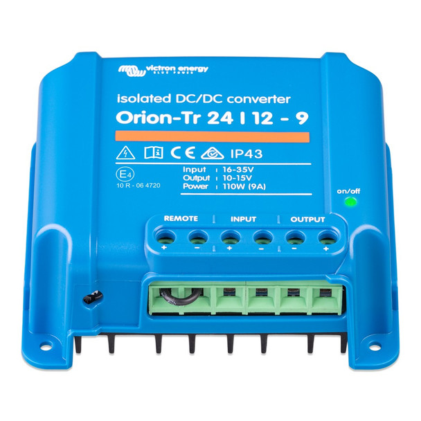 Orion-Tr 24 12-9A (110W) Isolated DC-DC converter (front)