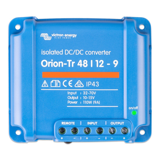 Orion-Tr 48/12-9A (110W) Isolated DC-DC converter top