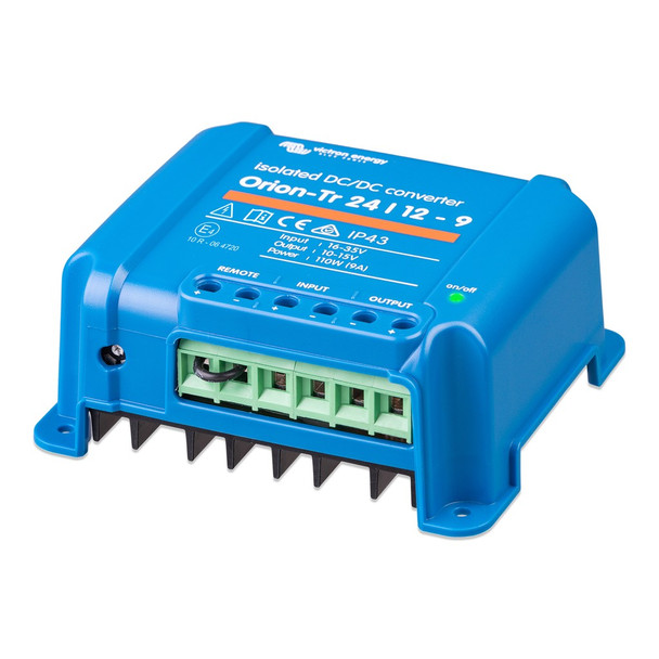 Orion-Tr 24 12-9A (110W) Isolated DC-DC converter (left)