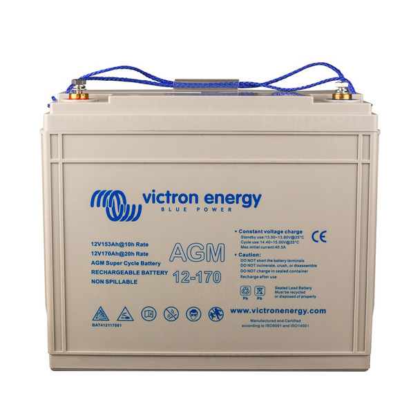 AGM Super Cycle Battery 12V 170Ah (front)