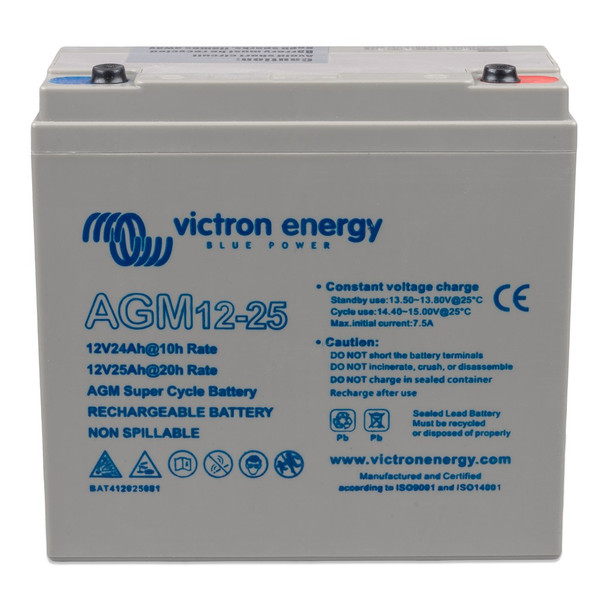 BAT412025081_12v-25Ah AGM Super (front-top)