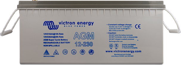 12V/125Ah AGM Super Cycle Batt. (M8)