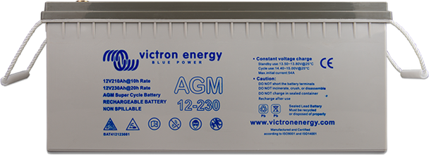 12V 230Ah AGM Super Cycle Batt (M8)