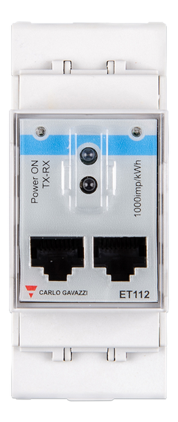 REL300100000 Energy Meter_ET112 - 1 phase - max 100A Carlo Gavazzi front