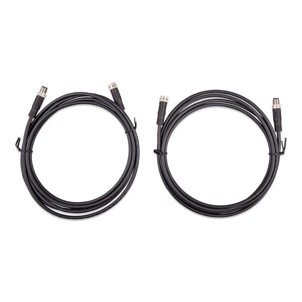 M8 circular connector Male/Female 3 pole cable 1m (bag of 2) top