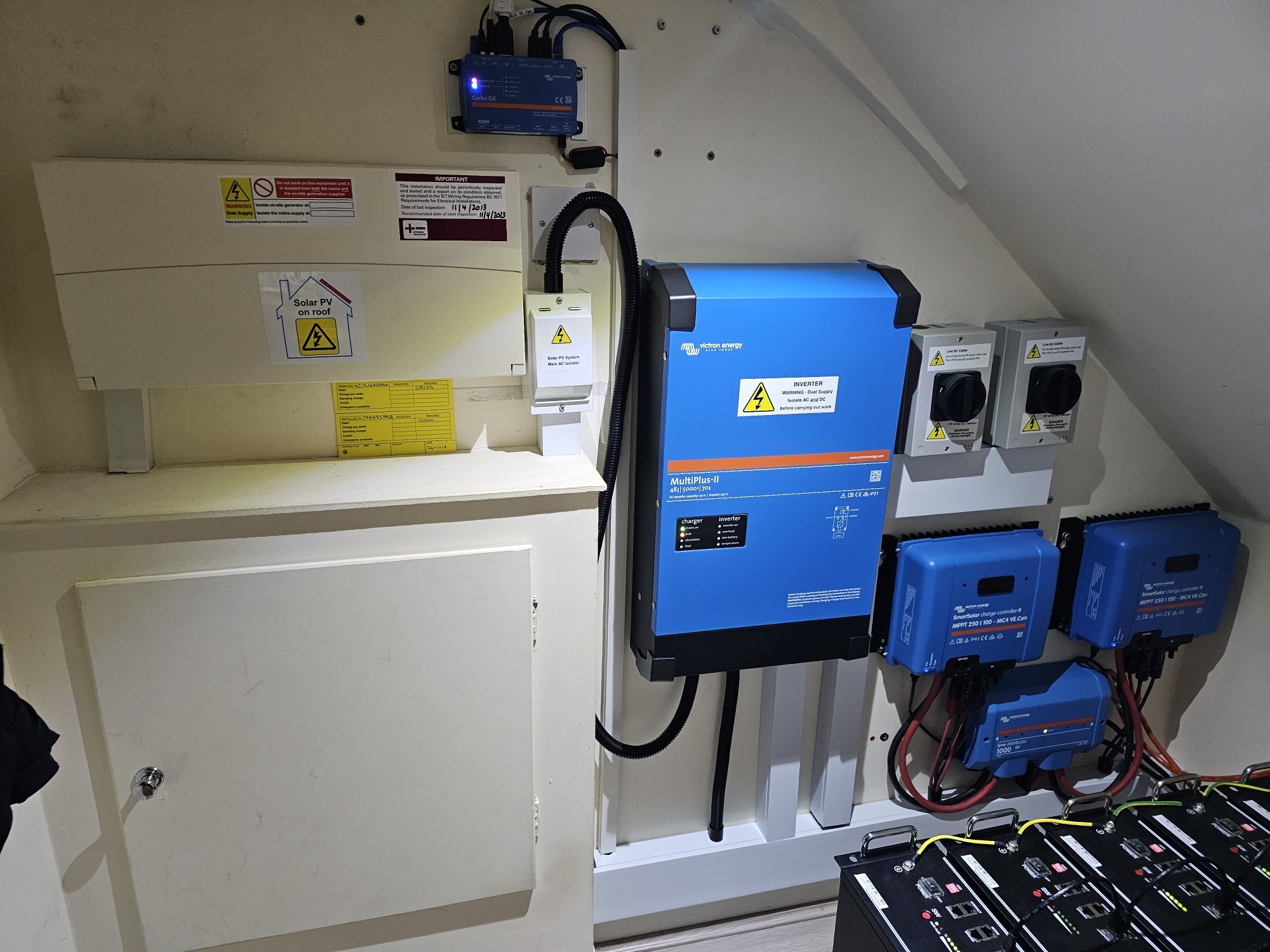 Multiplus-II with RESU10 and DC coupled PV